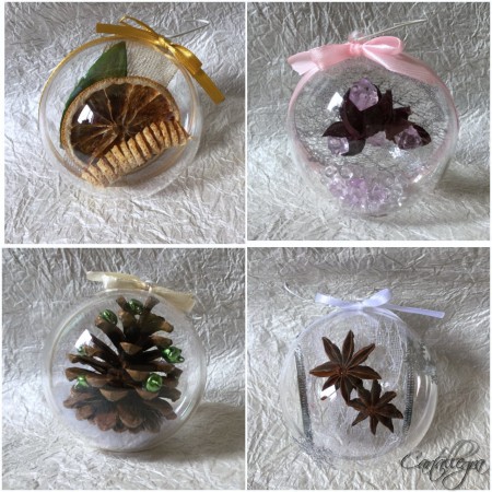 palline di Natale miste potpourri